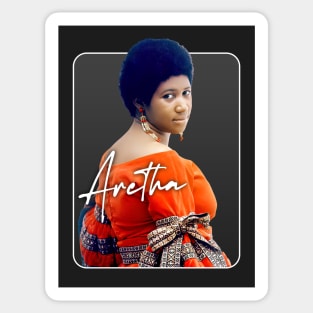 Aretha Franklin / Retro Soul Fan Design Sticker